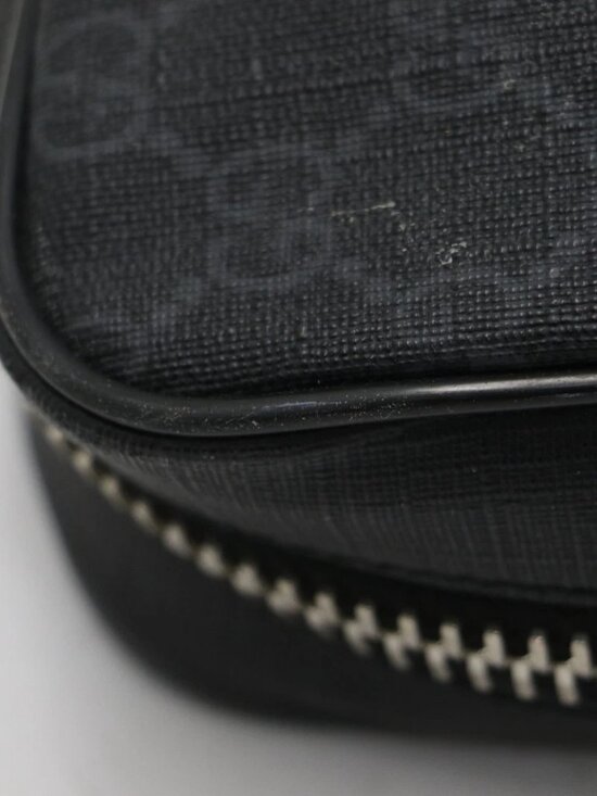 GUCCI GG Supreme Sling Backpack Belt Bag Sherry Line - Black main image 9